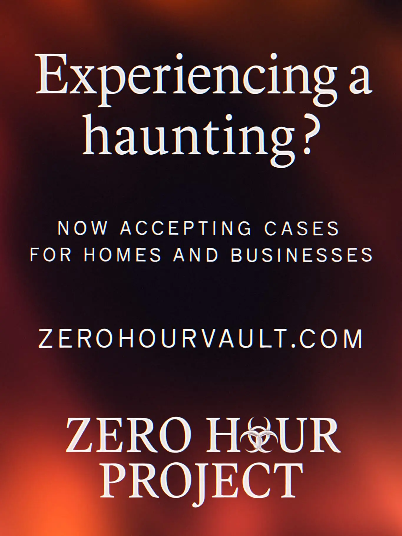 Zero Hour Project Instagram