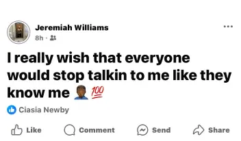 Jeremiah williams Instagram