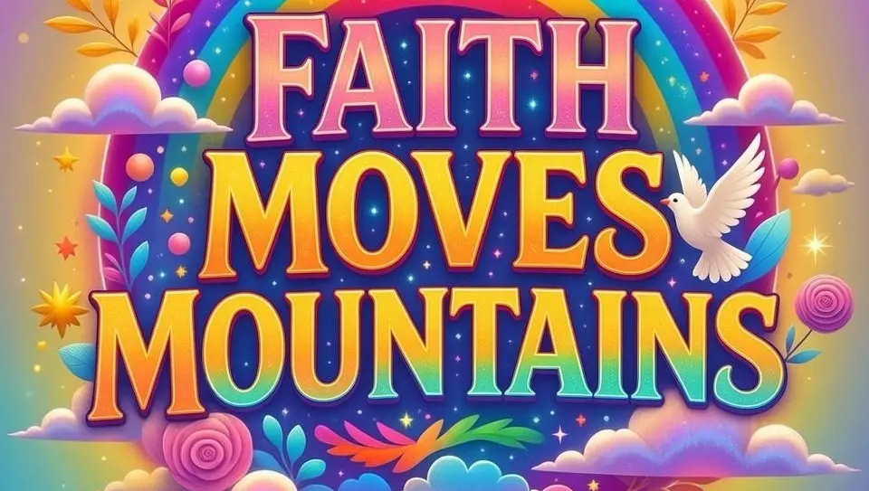Faith wallart/wallpaper. Faith flows