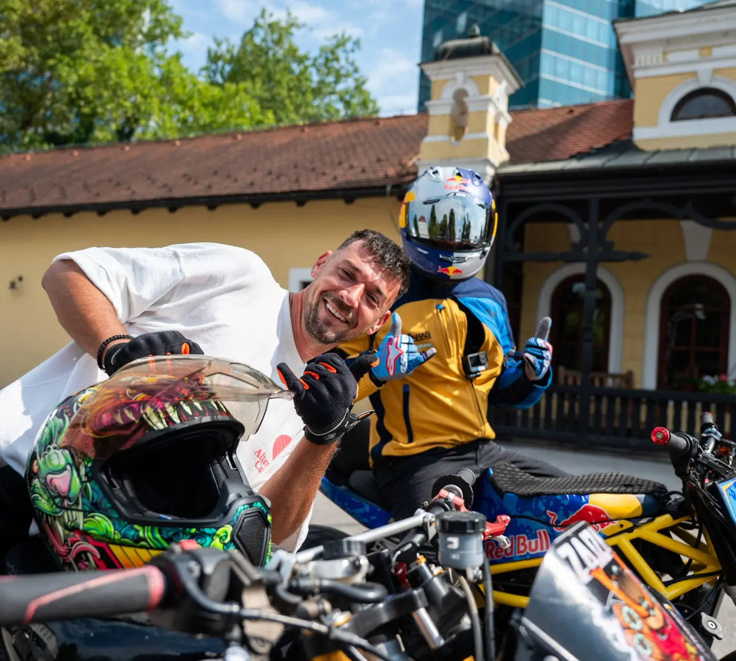 Aras i Nemanja zagrijali Banja Luku. redbull.com