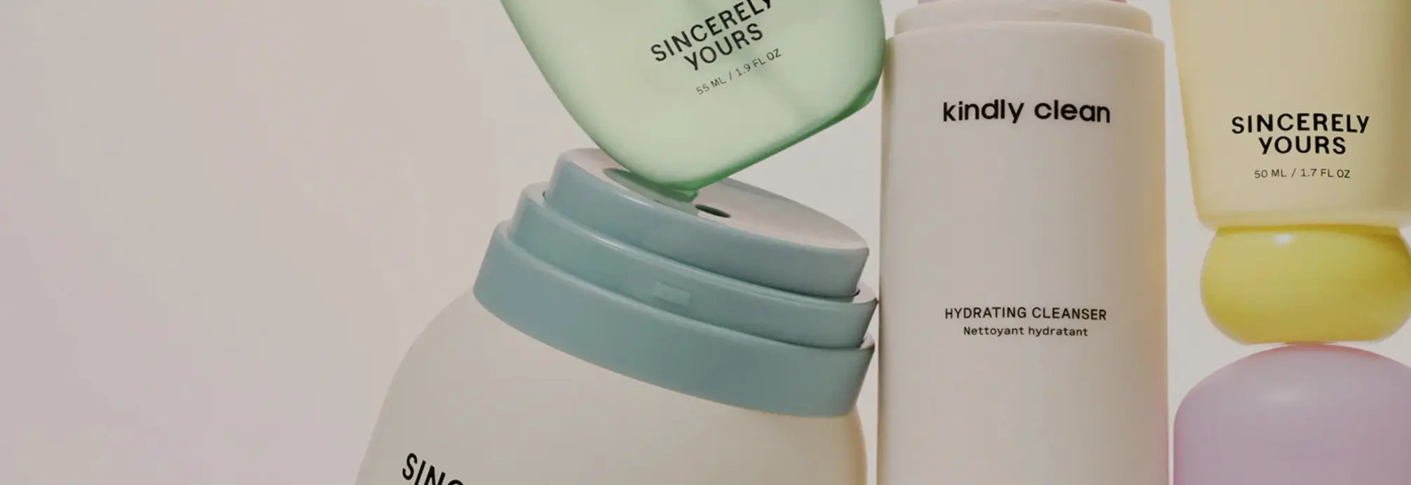 skincare essentials for the next generation. SINCERELY YOURS