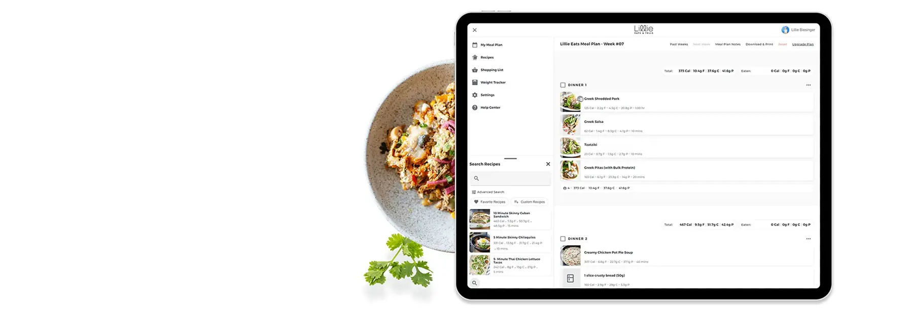 Let's make meal time macro-friendly!. App