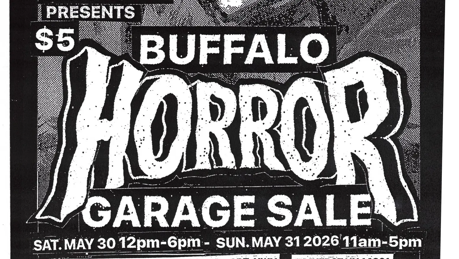 Buffalo Horror Garage Sale. Upcoming events
