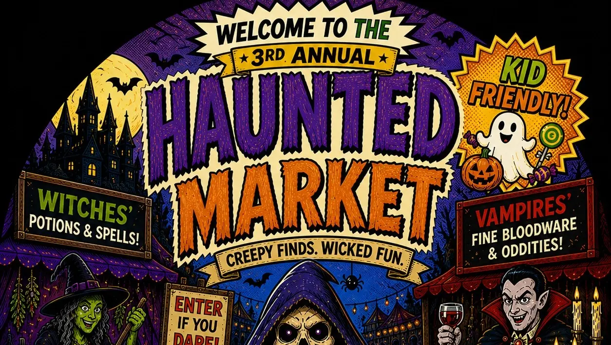The Haunted Market. Upcoming events
