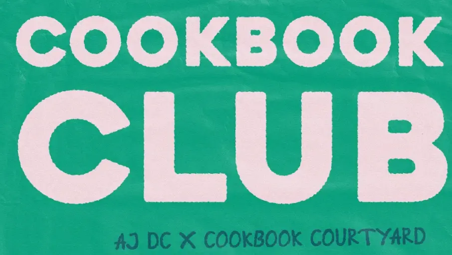 Sat. 8/29 11 AM. Grab Tix to August Cookbook Club