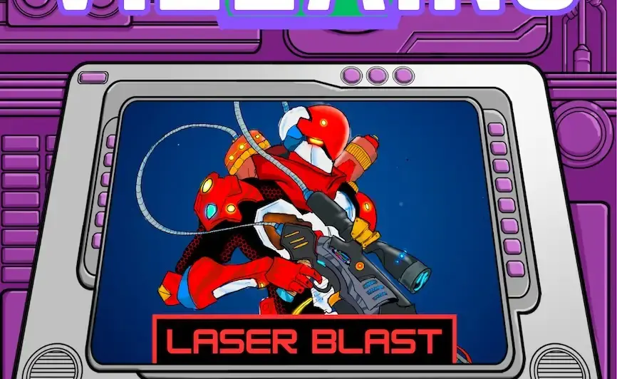 Supers RED. Nova City Villains: Laser Blast
