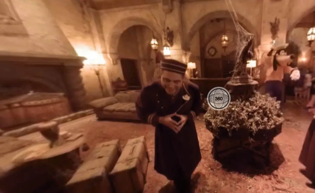 In a movie with Goofy. Goofy's 360 Walt Disney World Adventure