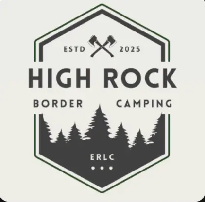 High rock border and camping