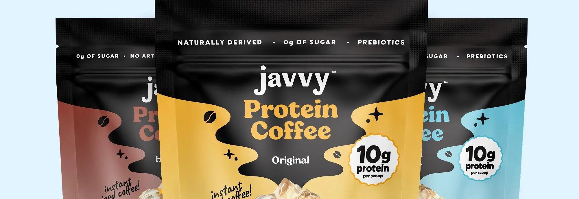 enjoy 20% off your first order (use code MICHELLE23512). JAVVY PROTEIN COFFEE