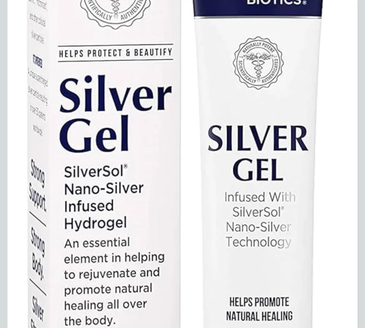 Silver Gel. Irritated skin treatment