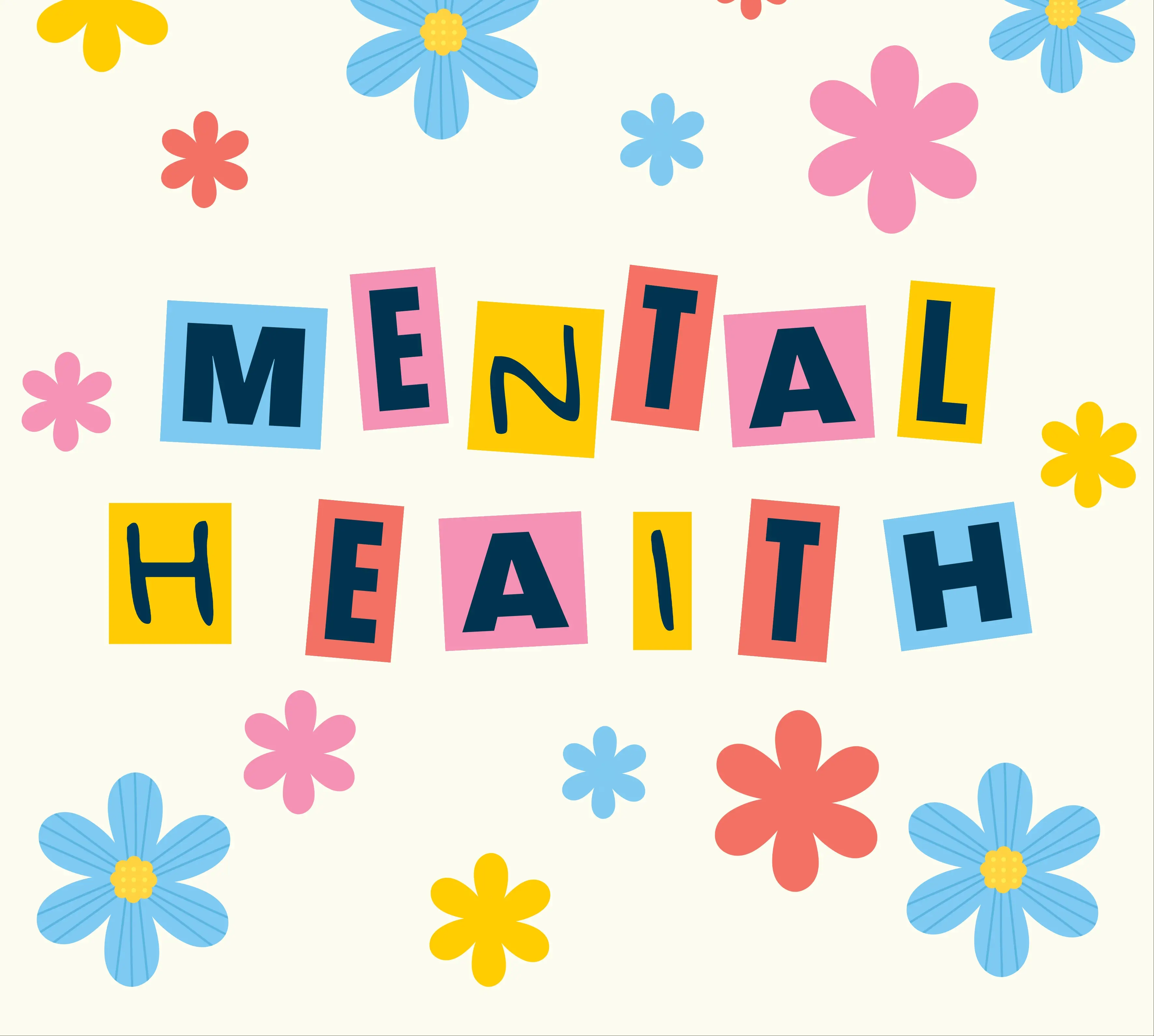 Mental Health Go Gold. Flyer on Mental Health