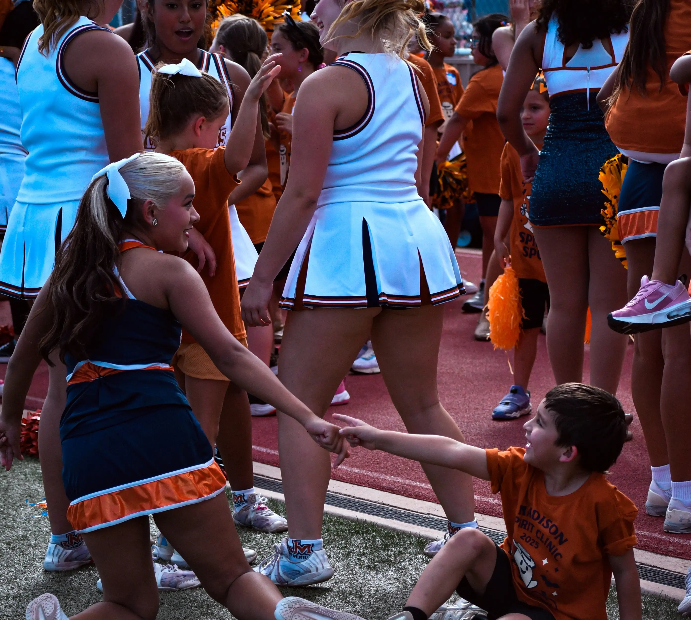 JMHS CHEERLEADERS & DOLLIES vs Brandeis