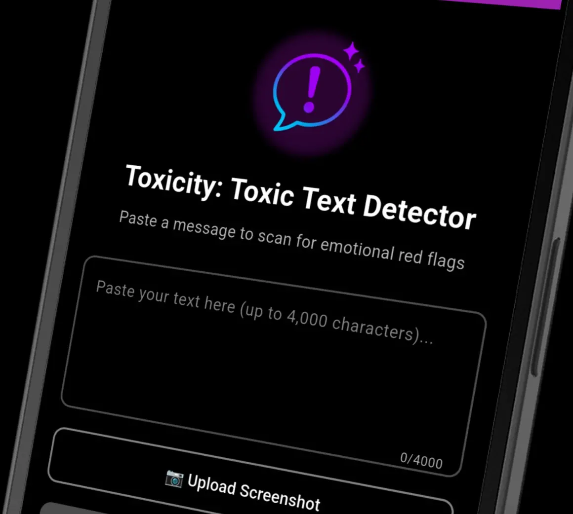 Toxicity App. Conversation Coach