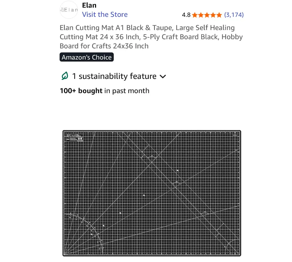 My Cutting Mat. Amazon Affiliate Links