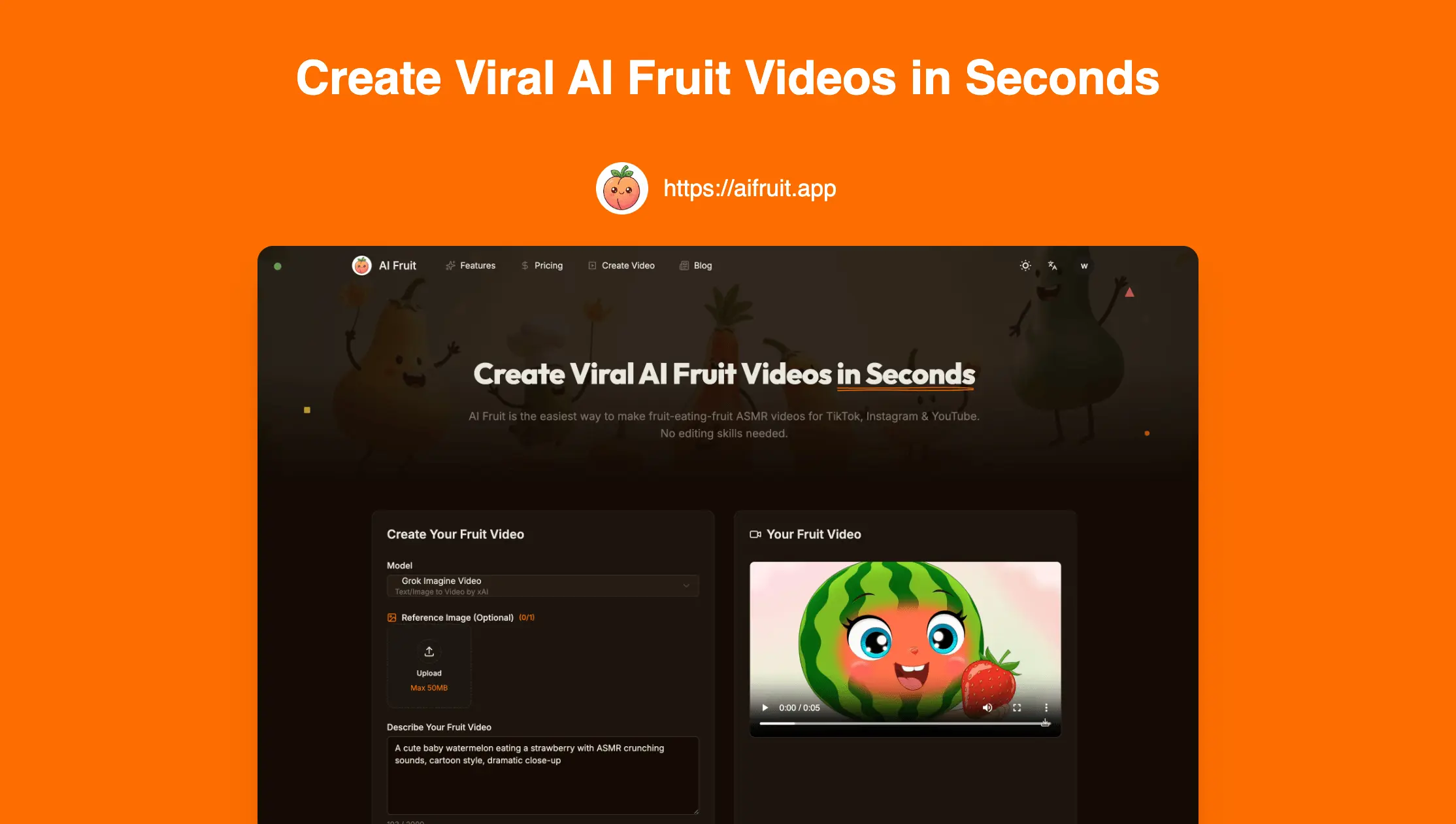 Create Viral AI Fruit Videos in Seconds. AI Fruit