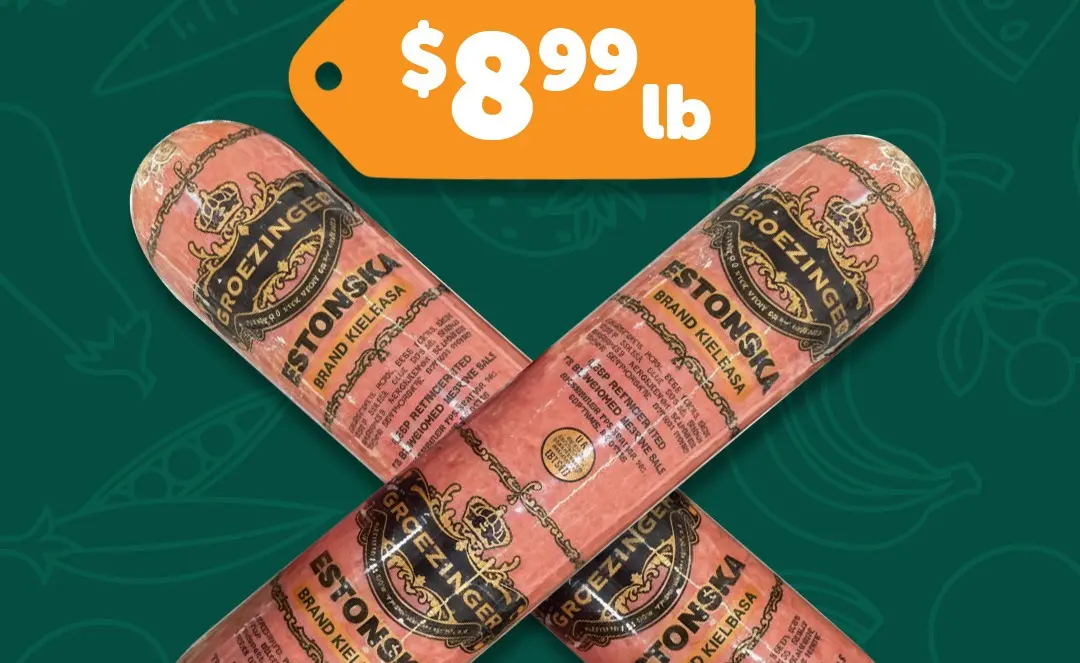 Estonska Brand Kielbasa. $8.99lb