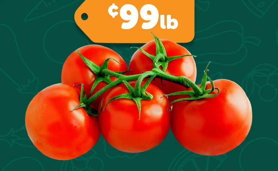 Cluster Tomatoes. ¢99lb