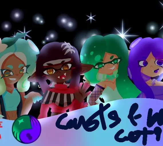 OCs on left by Gloomine. I MAKE ART