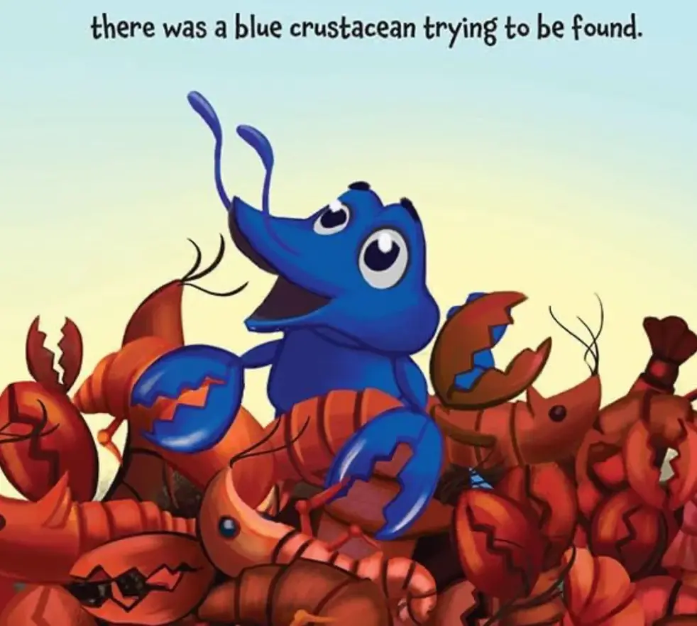 New Book!. Blue The Crawfish