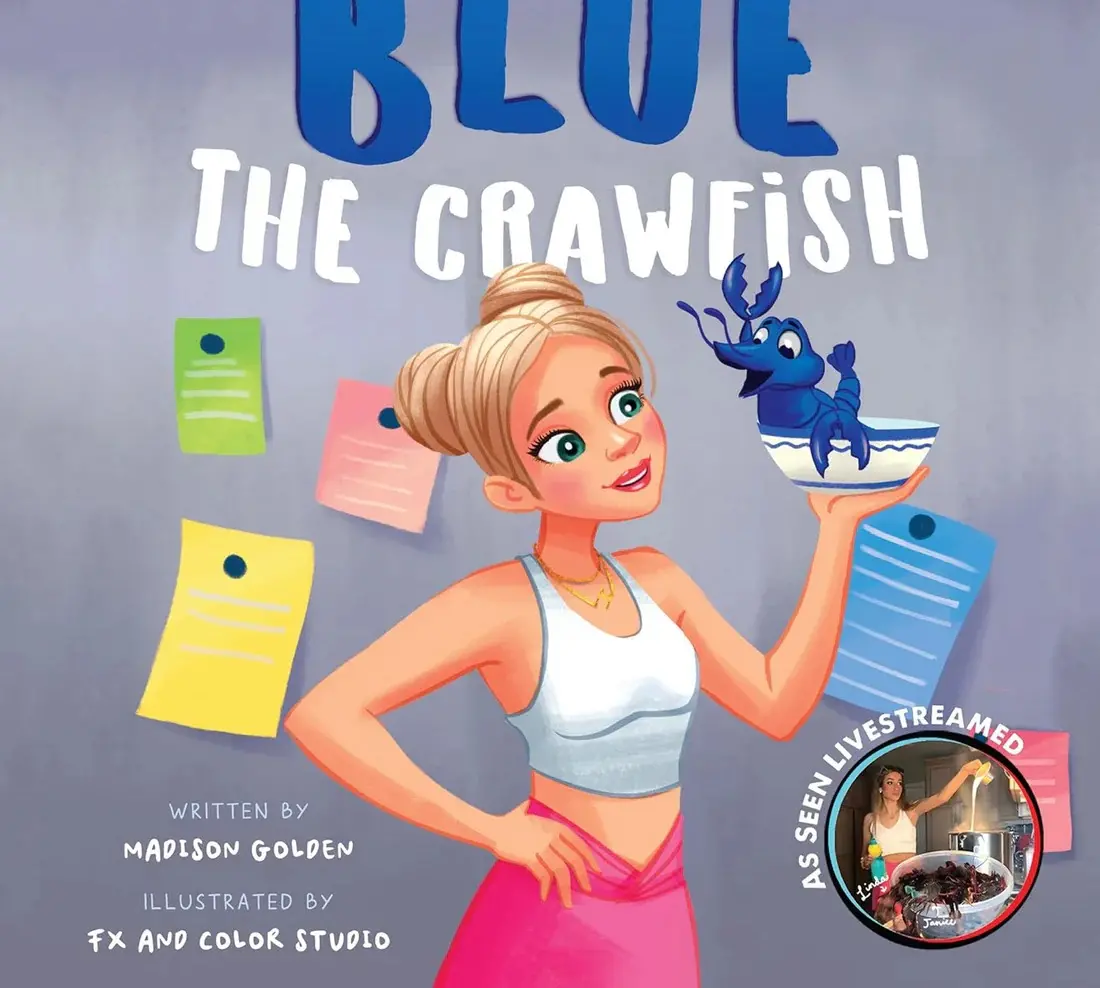 New Book!. Blue The Crawfish
