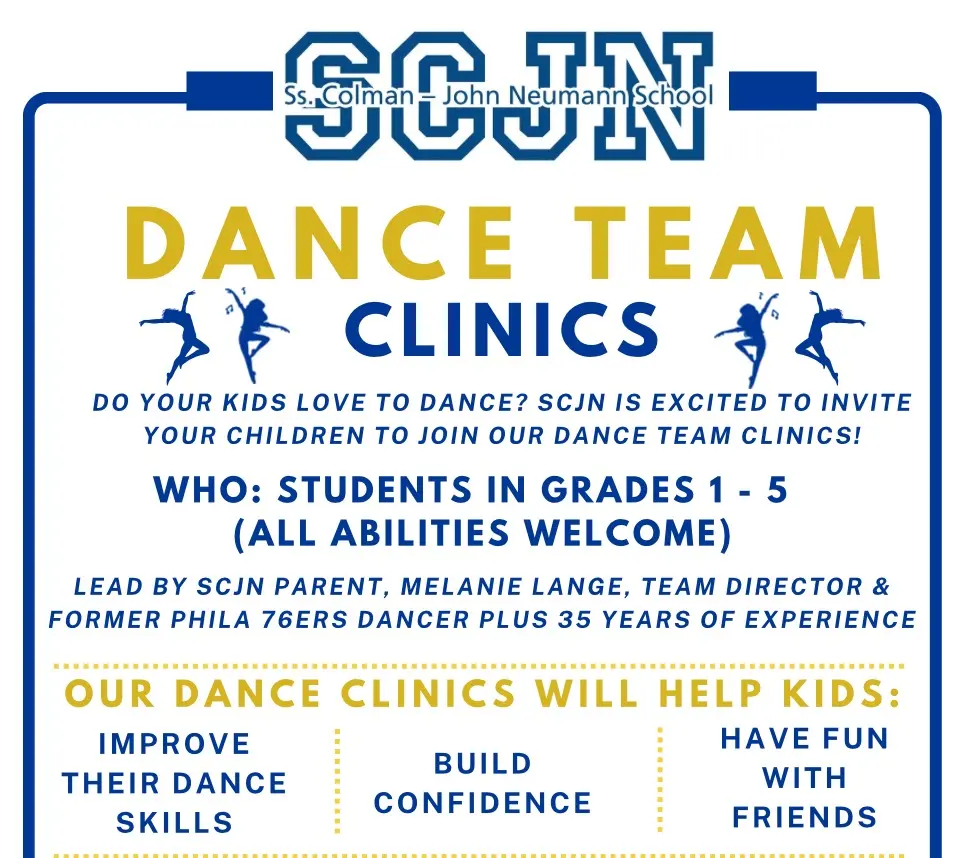 Students Grades 1 - 5. SCJN Dance Clinic