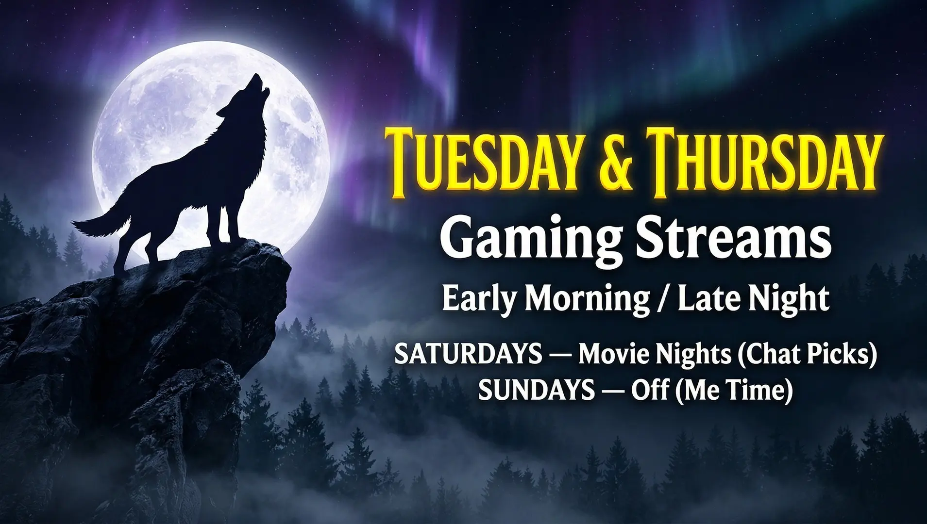 Check out my Streams. Shooters, RPGS, Survival