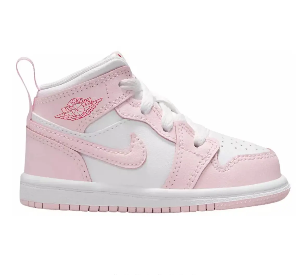 Pink & white Jordans