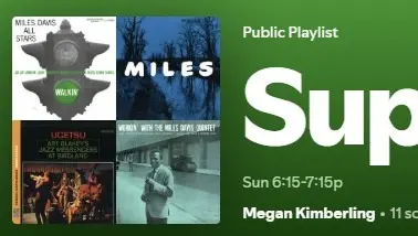 6:15-7:15pm. JA Supersax