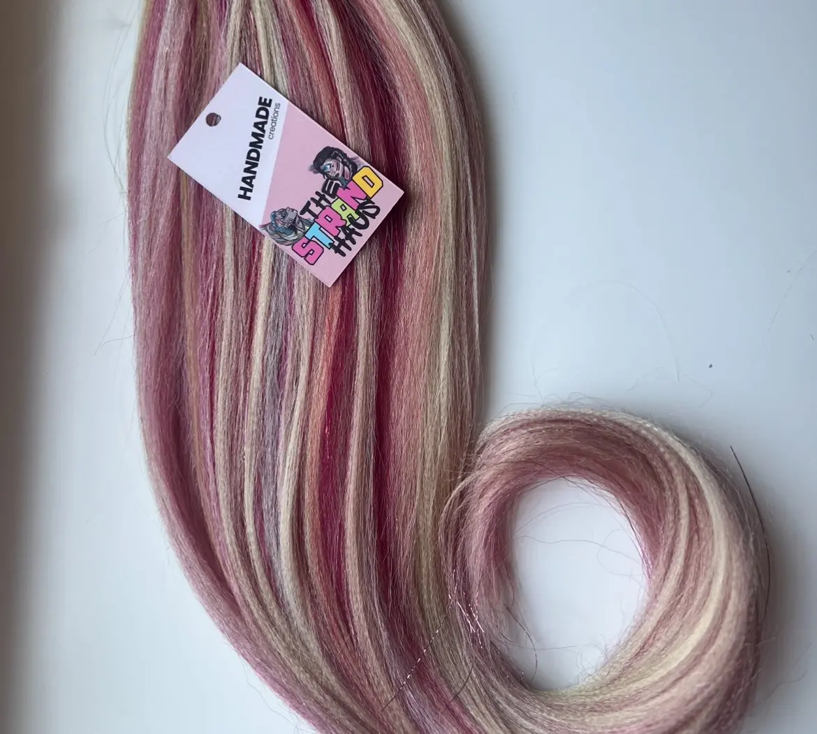 Rosé. Faux Ponytail Extension