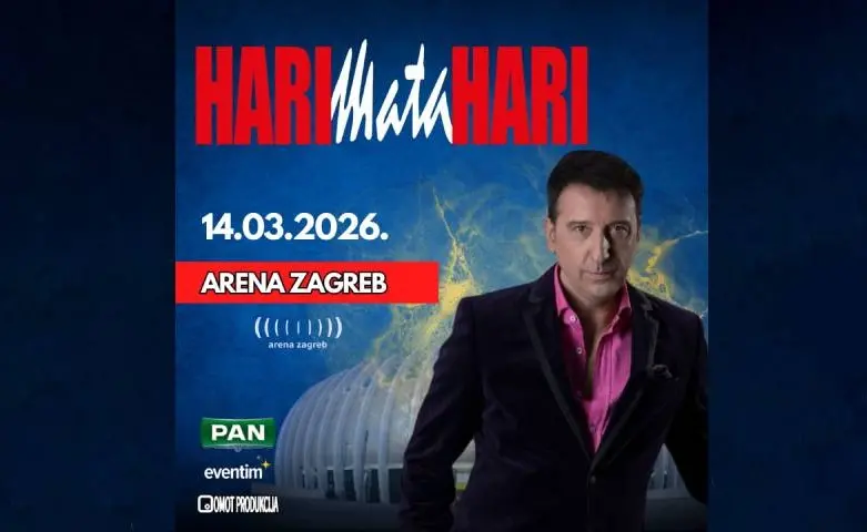 Arena, Zagreb. 14. Mart 2026