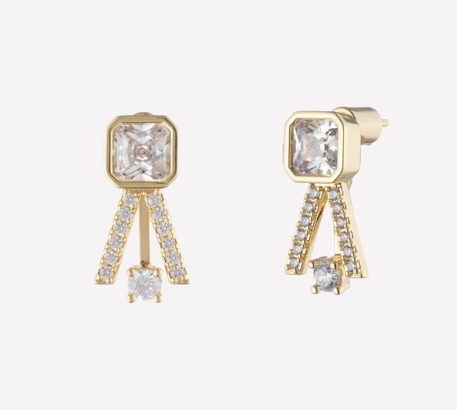 Bonheur Jewelry. Indre Stud Jacket Earrings