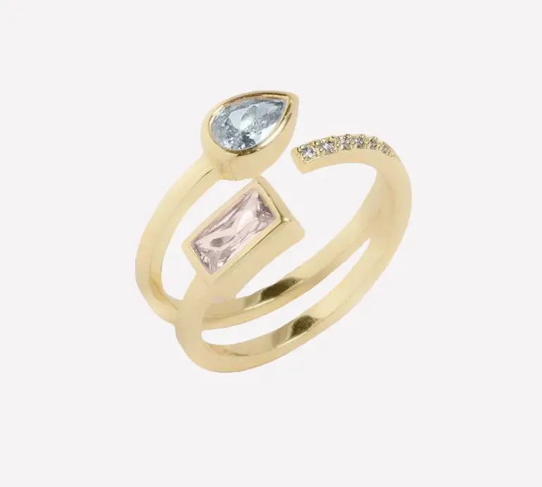 Ambroise Open Wrap Ring. Bonheur Jewelry