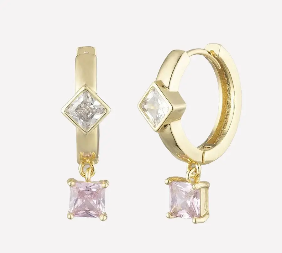 Giselle Charm Hoops. Bonheur Jewelry