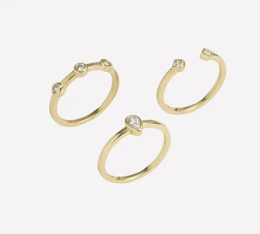 Louise Interchangeable Rings. Bonheur Jewelry