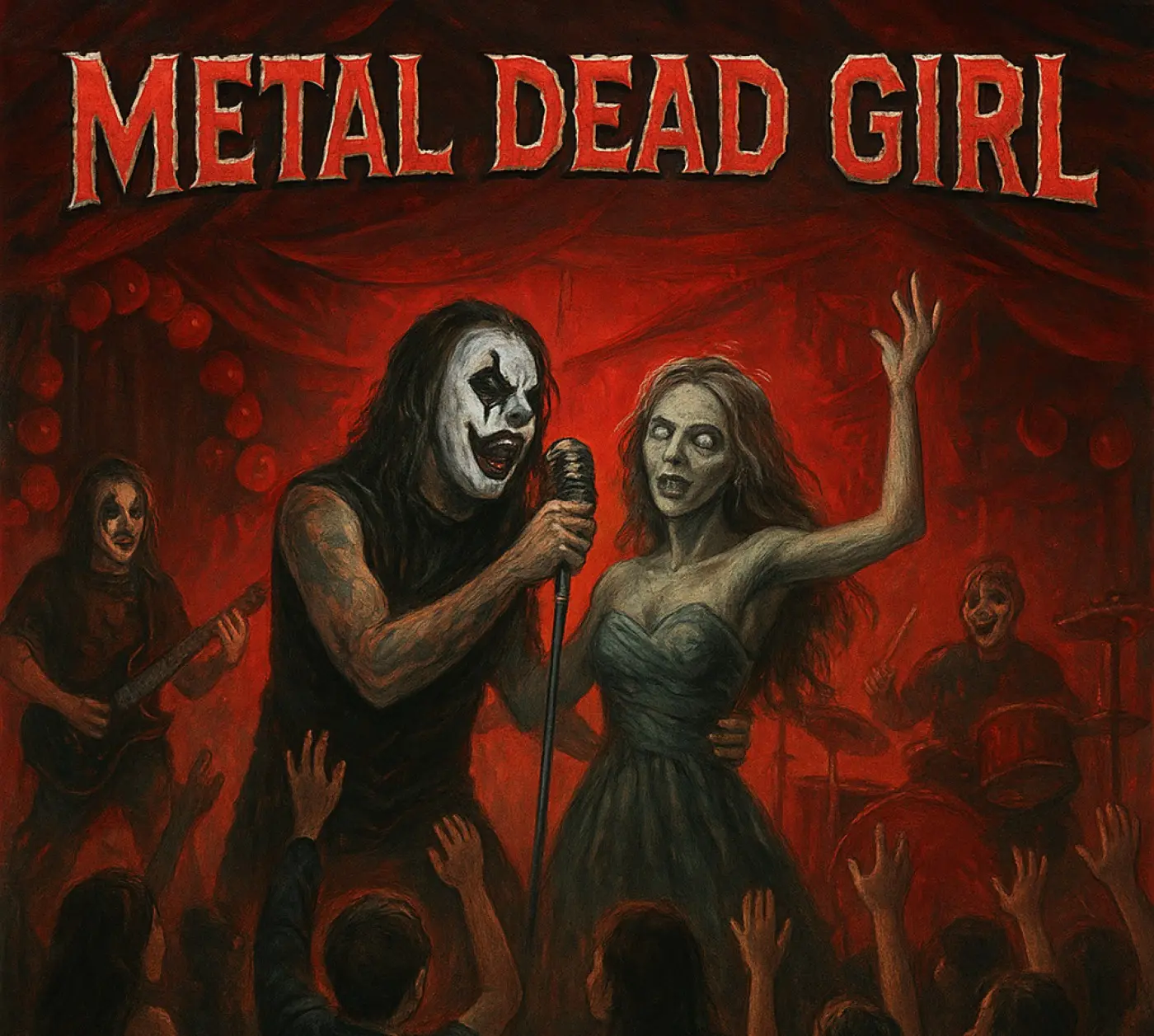 Twisted elegance and raw fury collide in Dead Metal Girl.. Metal Dead Girl