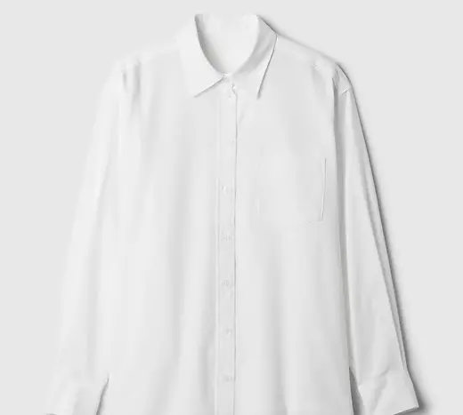 Organic Cotton Oxford Big Shirt. Gap