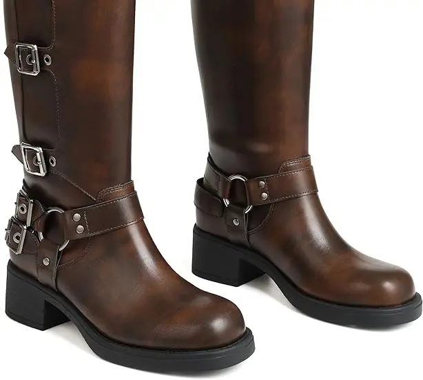 AMINUGAL Knee High Boots. Amazon