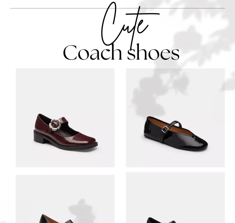 Coach shoes