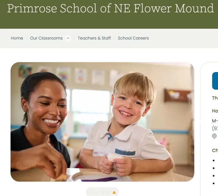 Primrose School. Drop-off Location