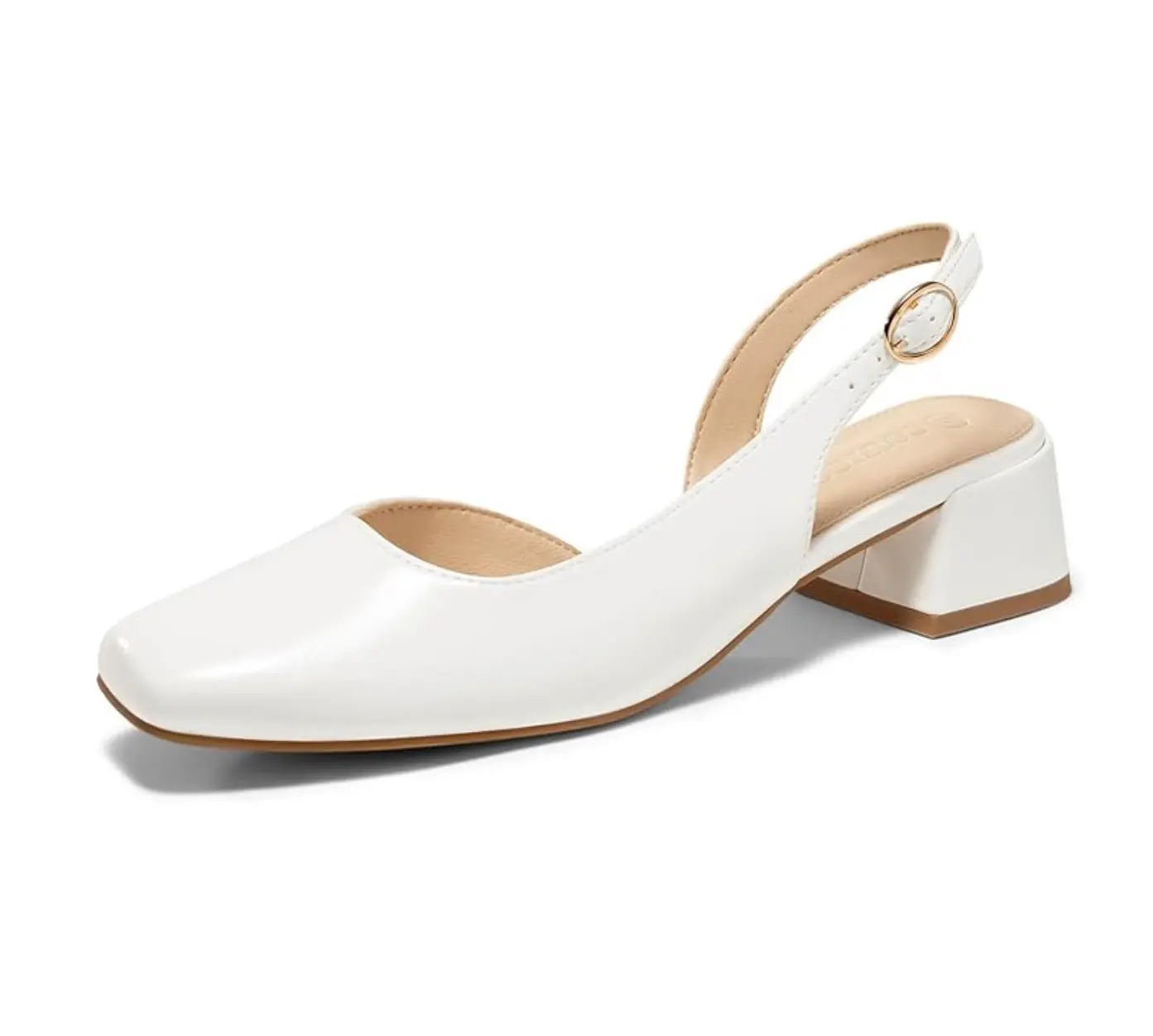 Coutgo Womens Chunky Low Heels. Amazon