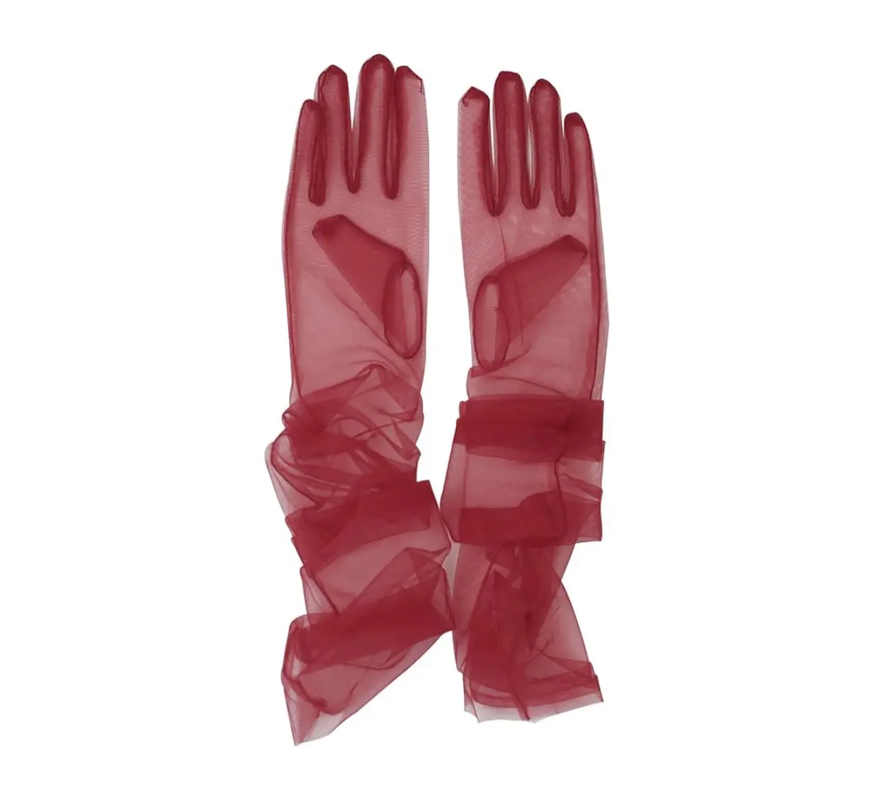Women's Wedding Bridal Mesh Tulle Gloves. Amazon