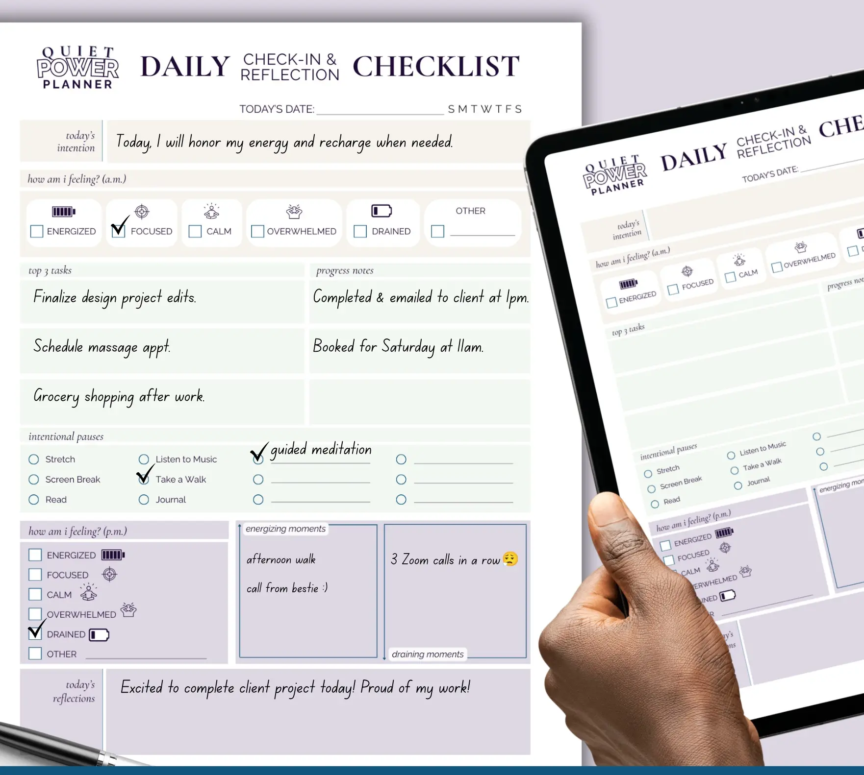 Daily Introvert Planner
