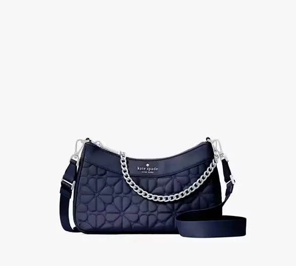 Spade Flower Quilted Fabric Convertible Crossbody. Kate Spade