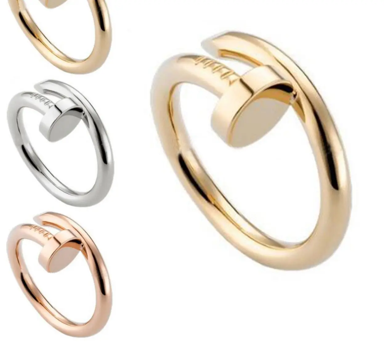 Love ring. Cartier Love nail Ring