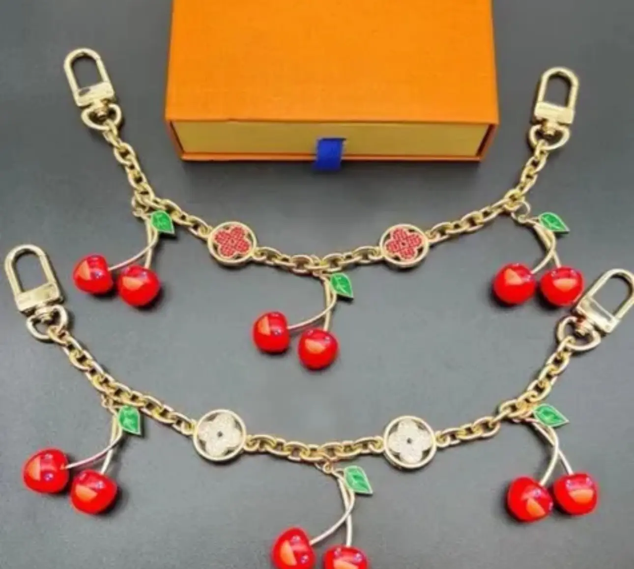 02. LV cherry bag charm
