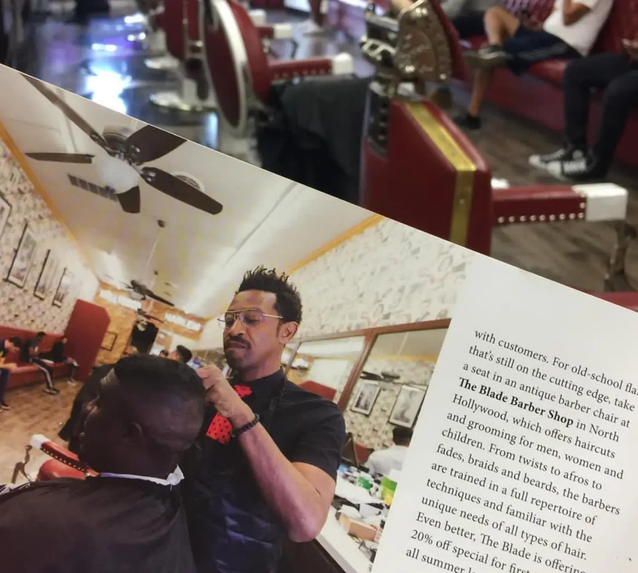 Haircut with KG. Book with KG