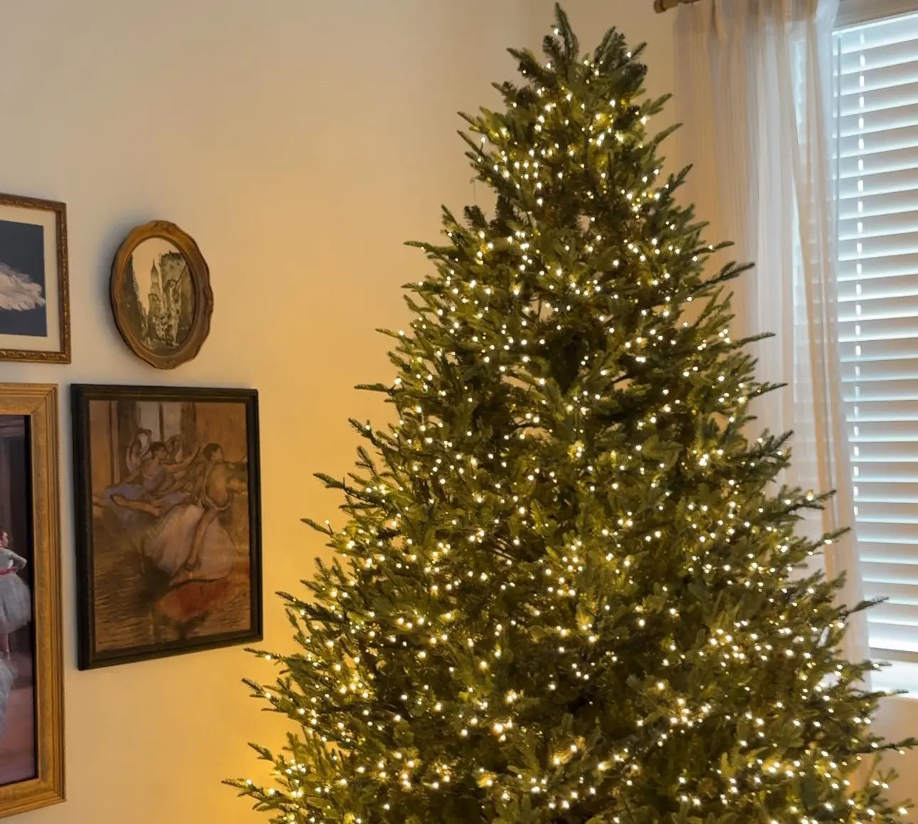 Lowe’s Madison Fir. Twinkling Christmas Tree