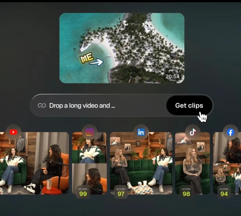 Start your career today!. Turn viral Videos into clips