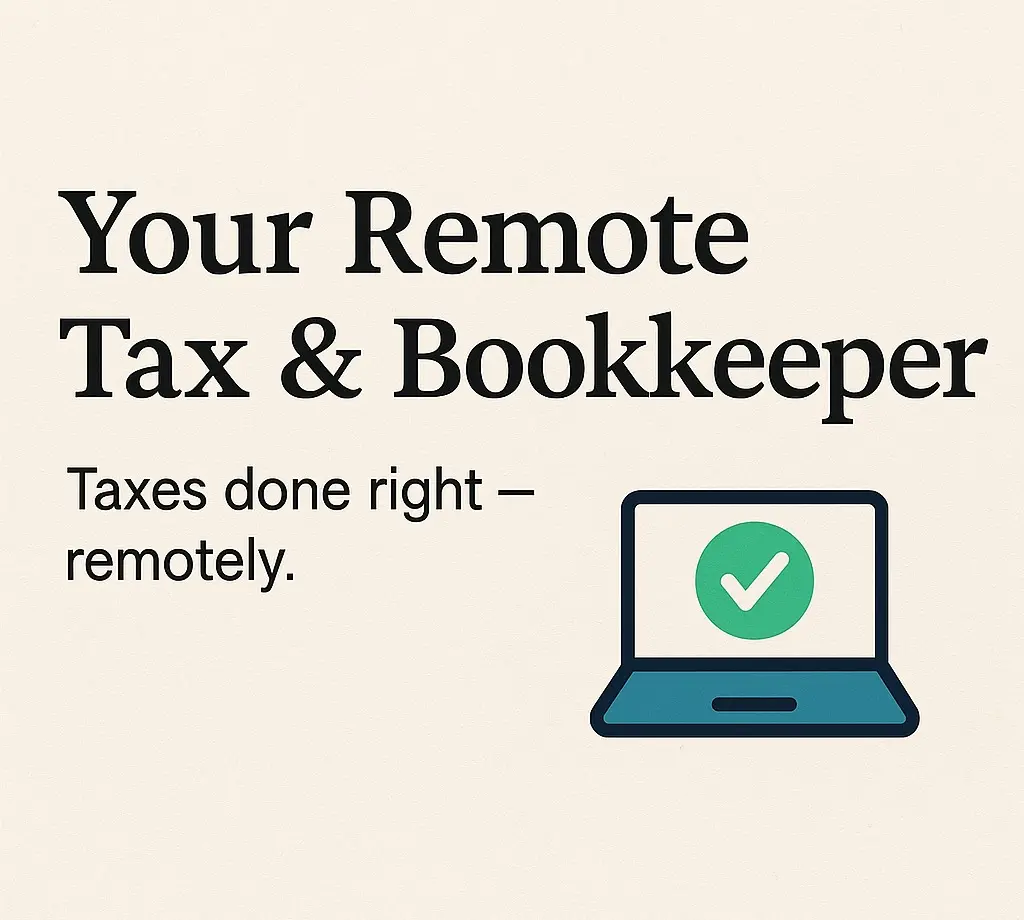 Flexibility & ☮️ of Mind. Your remote Tax & Bookkeeper