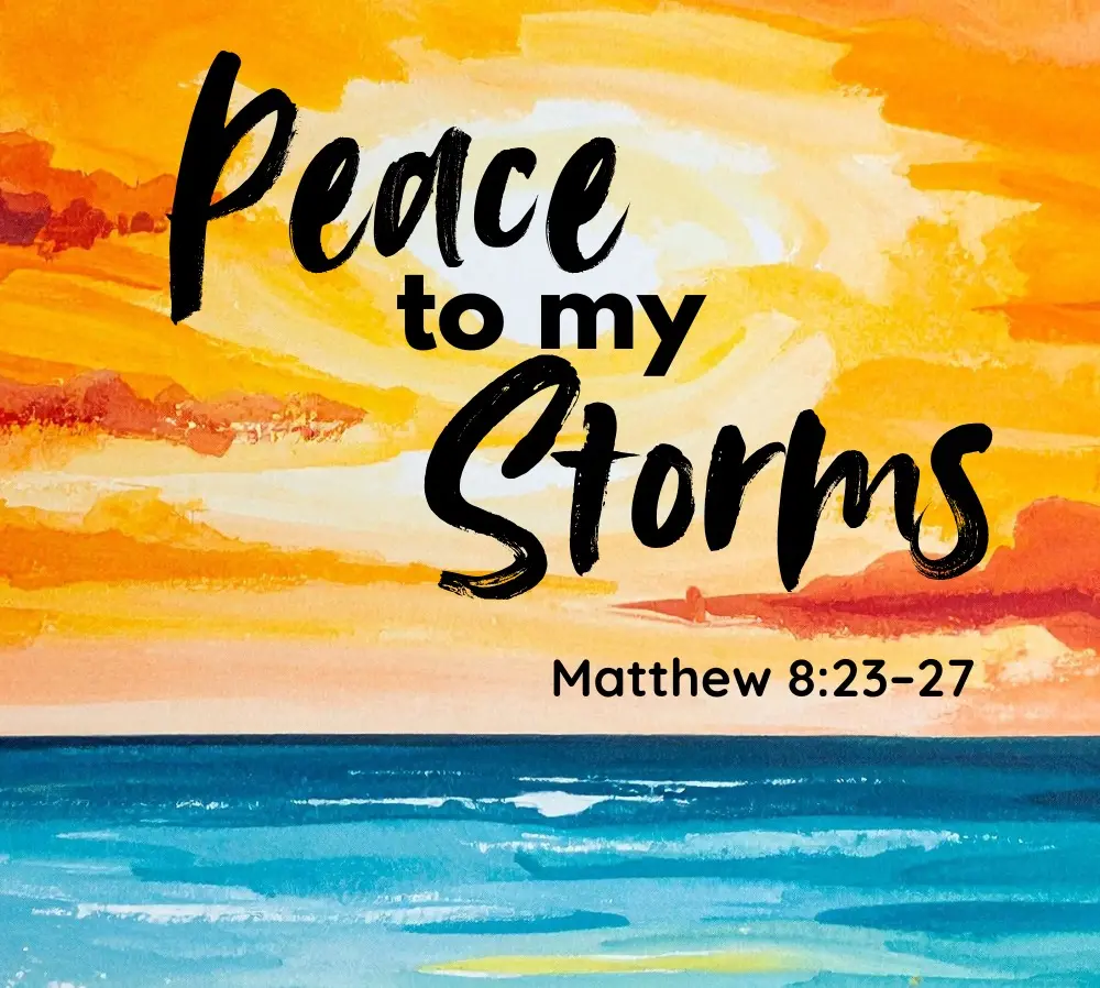 Blog Post. Peace to My Storms